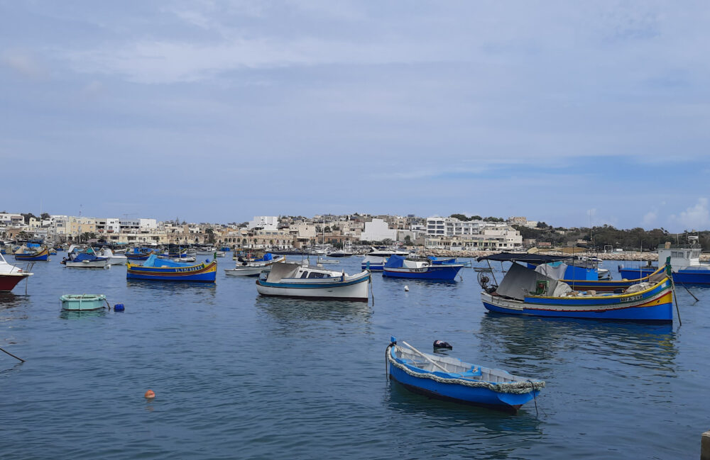 La baia di Marsaxlokk, Malta