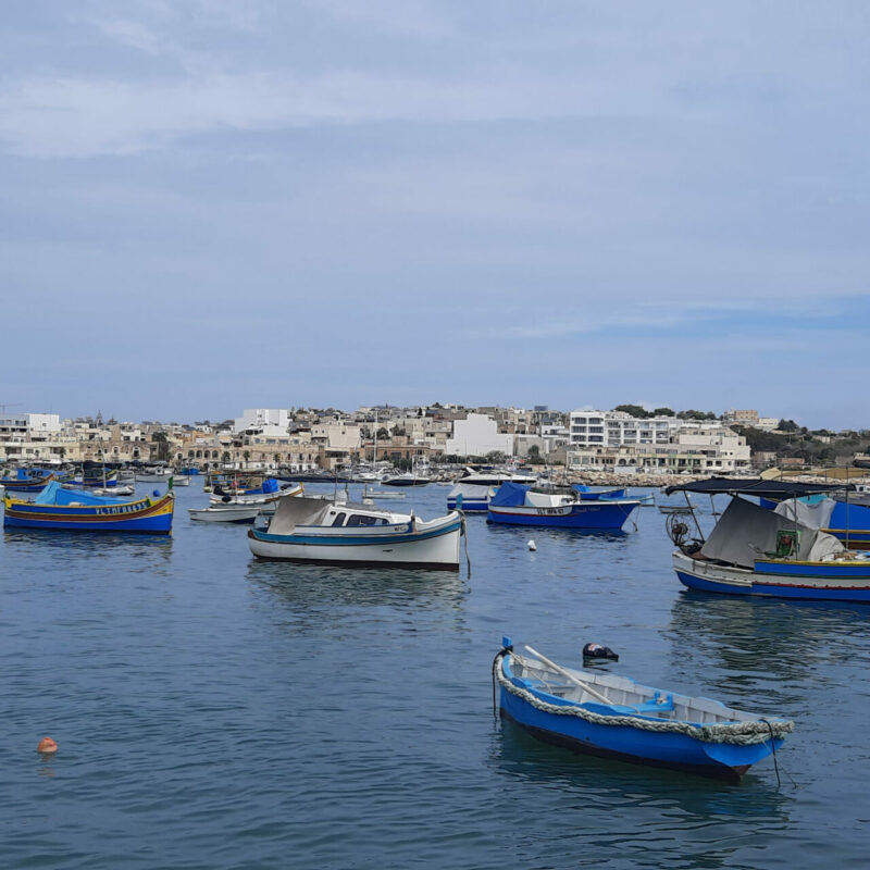 La baia di Marsaxlokk, Malta