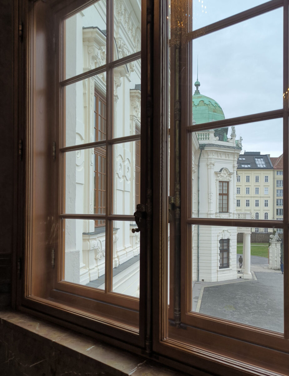 Belvedere, view from window